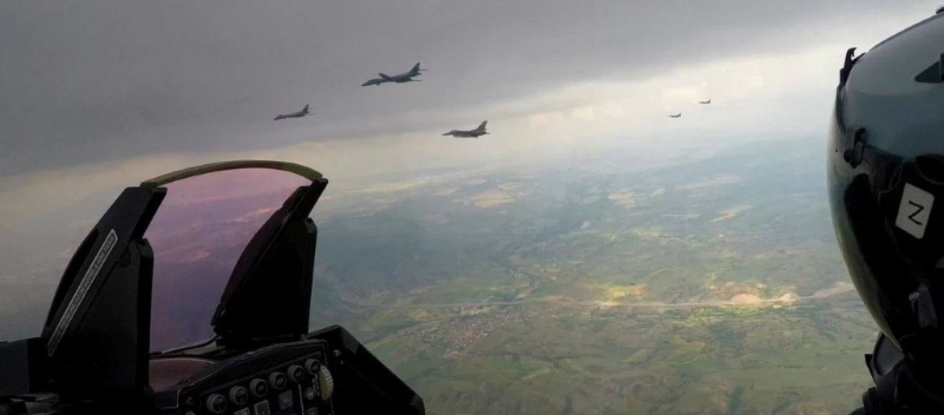 Ταπείνωση: Ελληνικά μαχητικά F-16 υποδέχθηκαν την «Βόρεια Μακεδονία» και τους «Μακεδόνες» στο ΝΑΤΟ!